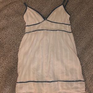 blue and white summer dress